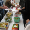 I've been pondering the practice of communal bible study using potluck as a metaphor.  I find the similarities intriguing.  In both cases, participants are expected bring something to share with...